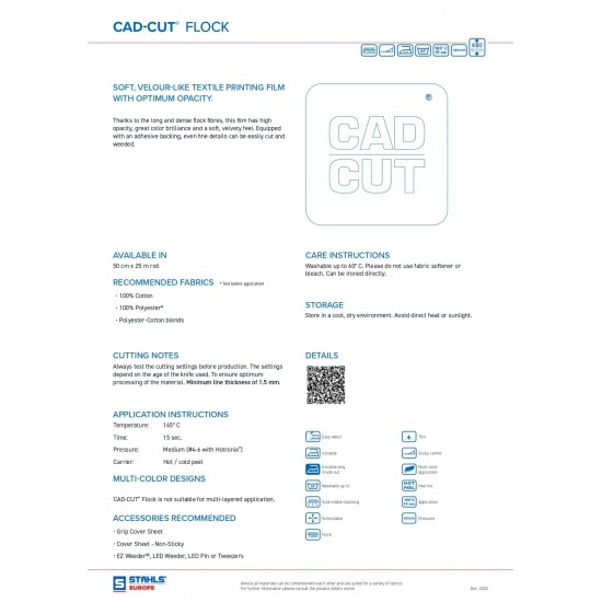 Flock CAD-CUT, Black 700
