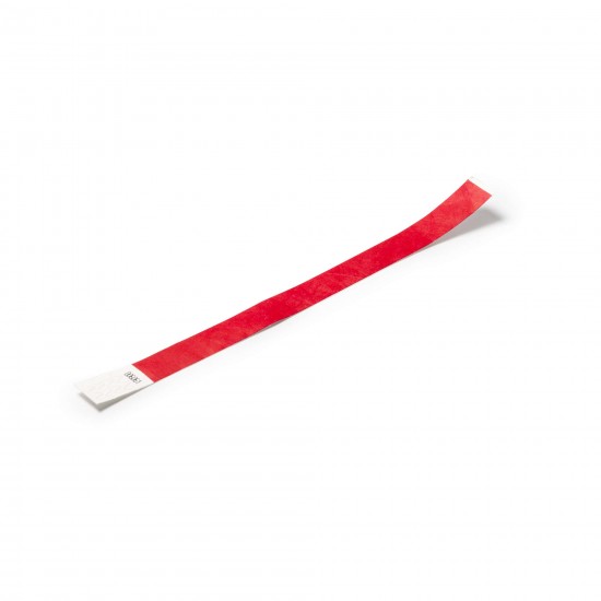 Synthetic Fibre Wristband, 1.9 cm, Red