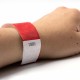 Synthetic Fibre Wristband, 1.9 cm, Red