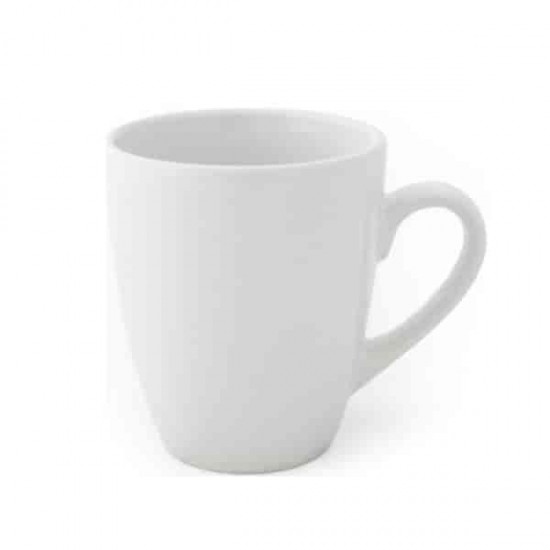 10oz White Ceramic Coffee Mug "Riga" (300 ml)
