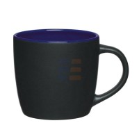 11oz Черная-Синяя Керамическая Кружка "Madrid" (320 мл)