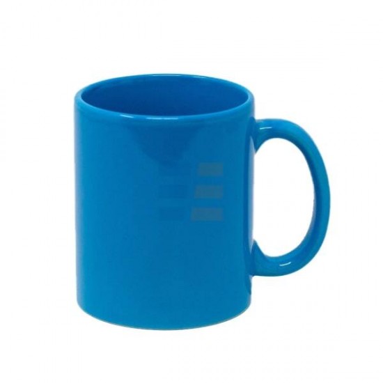 11oz Cana Albastru Deschis din Ceramica "Dublin" (320 ml)