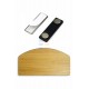 Bamboo Magnet Name Badge (76x45 mm)
