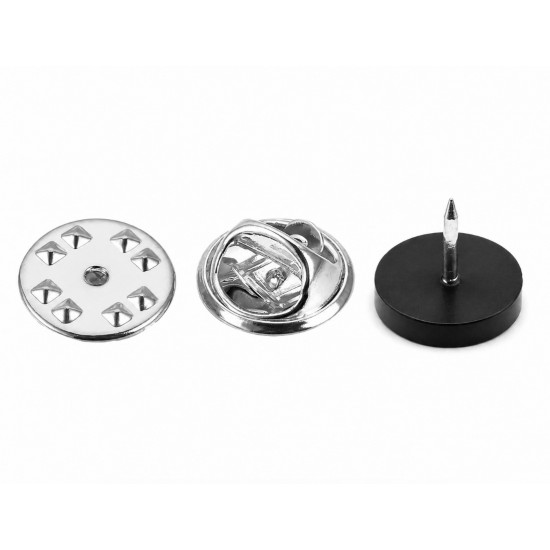 Butterfly Clutch Pin, d12 mm, Silver