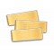 Sublimation Lens Cover Name Badge, Gold