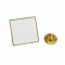 Insigna Patrata p-u Sublimare, 20mm, Gold