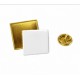 Insigna Patrata p-u Sublimare, 20mm, Gold