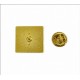 Insigna Patrata p-u Sublimare, 20mm, Gold