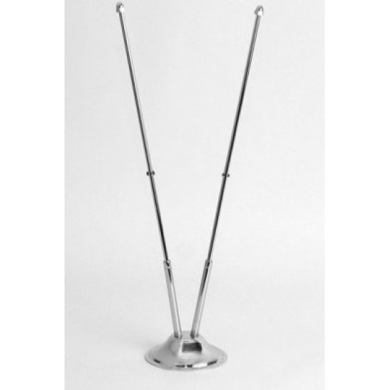 Металлический флагшток для 2-х флажков