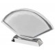 Sublimation Fan Shaped Glass Crystal, 23x15 cm
