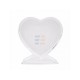 Sublimation Heart Screen Glass Crystal, 10.5x11 cm