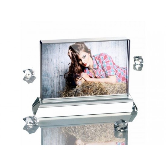 Фотокристалл Прозрачный, Прямоугольник Горизонтальный, 16x11 cм (для УФ печати)