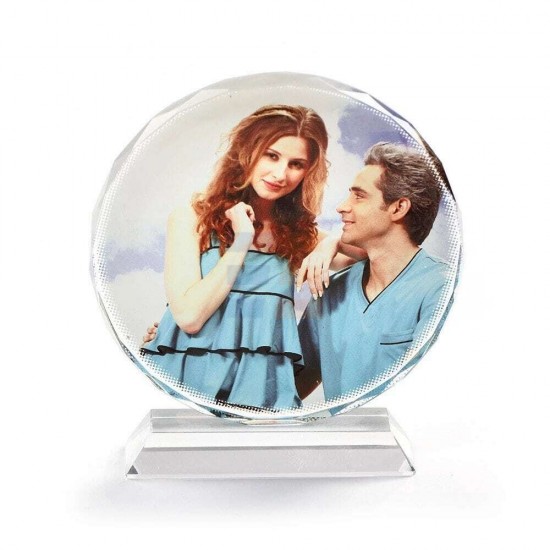 Cristal Foto de Sublimare, Floarea Soarelui, 10 cm