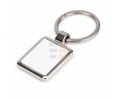 Sublimation Silver Metal Keychain, Square Sublimation Silver Metal Keychain, Square