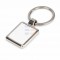 Sublimation Silver Metal Keychain, Square