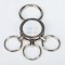 Sublimation Silver Metal Keychain, 3Ring