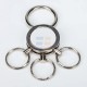 Sublimation Silver Metal Keychain, 3Ring