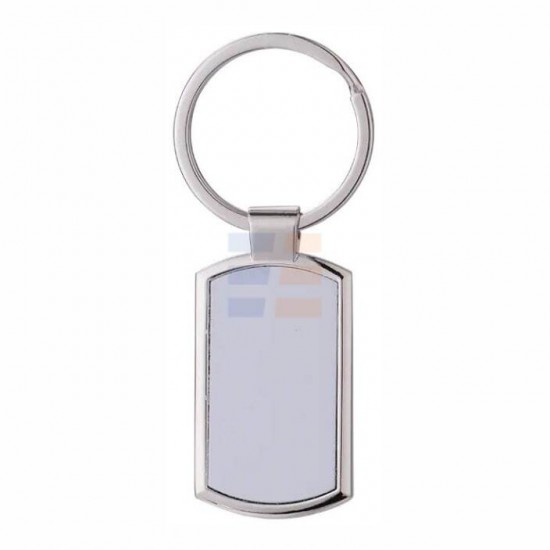 Sublimation Silver Metal Keychain RE