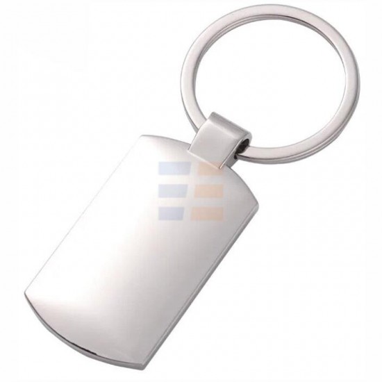 Sublimation Silver Metal Keychain RE