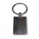Sublimation Silver Metal Keychain, Rectangular