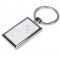 Sublimation Silver Metal Keychain, Rectangular