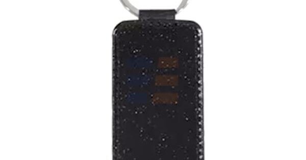 Prl Key Chain Breloc din Piele de Sublimare, Negru - SB-KCH-PRL-RCL-BK