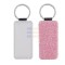 Sublimation Leather Pearl Keychain, Pink