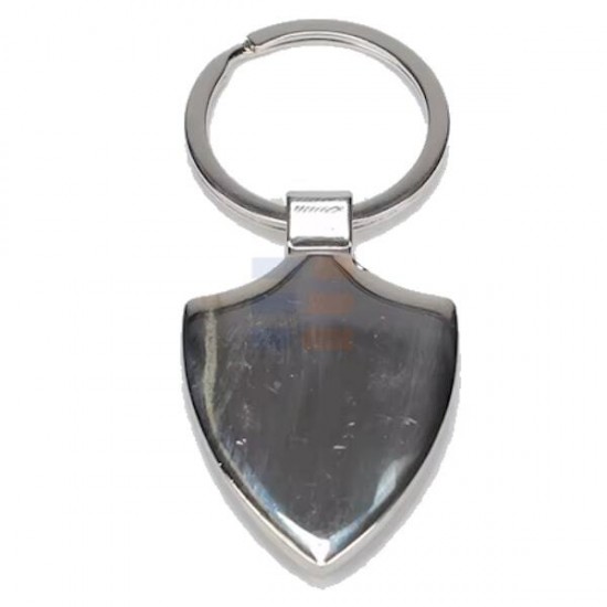 Sublimation Silver Metal Keychain, Shield