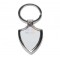 Sublimation Silver Metal Keychain, Shield