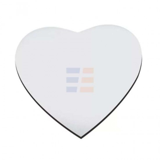Mouse Pad in Forma de Inima Sublimabil, 23.5x19.5x0.3 cm