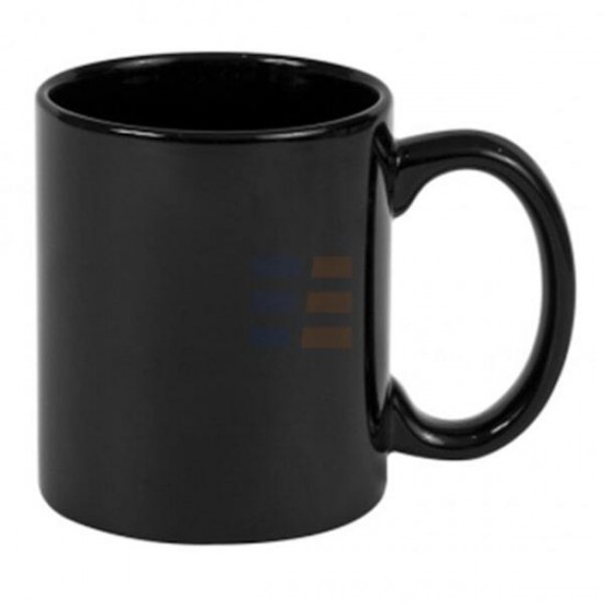 11oz Sublimation Matte Black-Black Magic Color Changing Coffee Mug (320 ml)