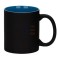 11oz Sublimation Matte Black-Blue Magic Color Changing Coffee Mug (320 ml)