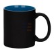 11oz Sublimation Matte Black-Blue Magic Color Changing Coffee Mug (320 ml)