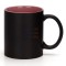 11oz Sublimation Matte Black-Pink Magic Color Changing Coffee Mug (320 ml)
