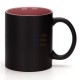 11oz Sublimation Matte Black-Pink Magic Color Changing Coffee Mug (320 ml)