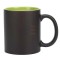 11oz Sublimation Matte Black-Green Magic Color Changing Coffee Mug (320 ml)