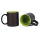 11oz Sublimation Matte Black-Green Magic Color Changing Coffee Mug (320 ml)