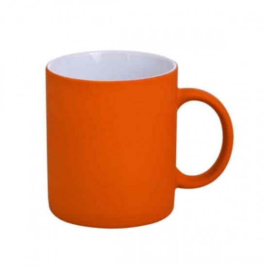 11oz Sublimation Neon Orange Ceramic Coffee Mug (320 ml)