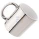 11oz Sublimation Silver Mirror Plated Ceramic Coffee Mug (320 ml)