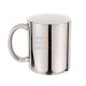 11oz Sublimation Silver Mirror Plated Ceramic Coffee Mug (320 ml)
