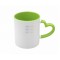 11oz Cana de Sublimare in ambalaj ind., Miner Inima, Verde Deschis (320 ml)