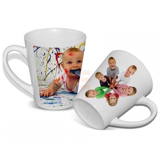 12oz White Sublimation Ceramic Conical Mug (350 ml)