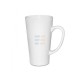 17oz White Sublimation Ceramic Conical Latte Mug With Individual Gift Box (500 ml)