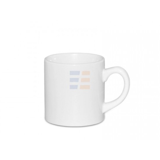 6oz Cana Alba din Ceramica de Sublimare (180 ml)