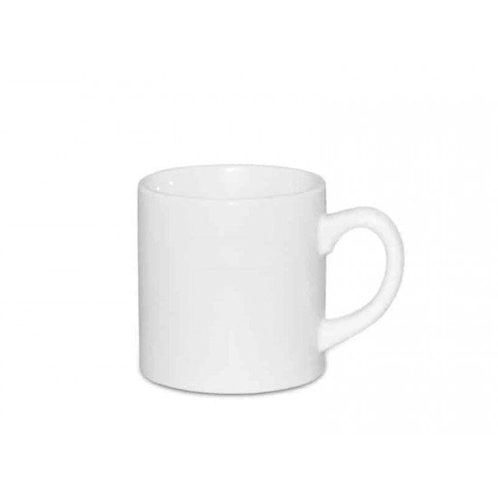 6oz Cana Alba din Ceramica de Sublimare (180 ml)