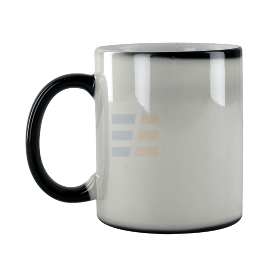 11oz Cana Magic Cameleon de Sublimare, Termosensibila, Negru, Mat (320 ml)