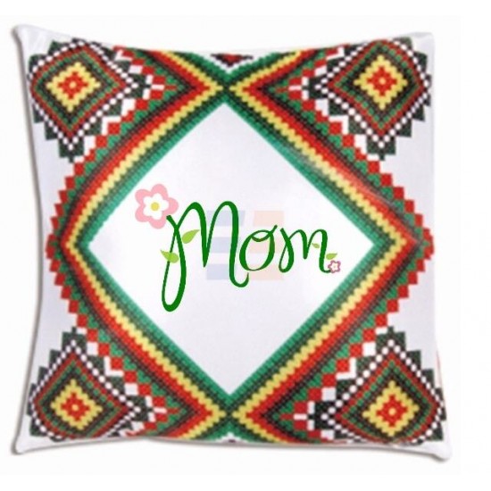 Fata de Perna de Sublimare, Ornament National, 40x40 cm