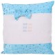 Сублимационная Наволочка, Голубая, Плюшевая, 40x40 см