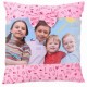 Сублимационная Наволочка, Розовая, Плюшевая, 40x40 см