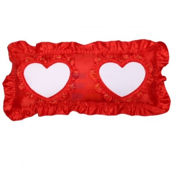 Fata de Perna de Sublimare, Rosu, Doua Inimi, 108x52 cm